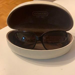 Coach sunglasses with case